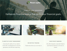 Tablet Screenshot of planetcapitalltd.com